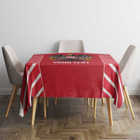 Custom Austria Football Tablecloth Come On Das Team