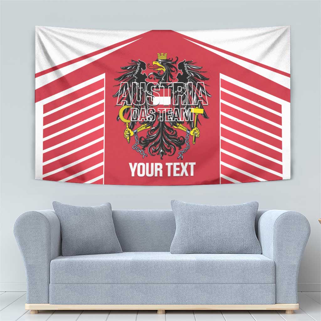 Custom Austria Football Tapestry Come On Das Team