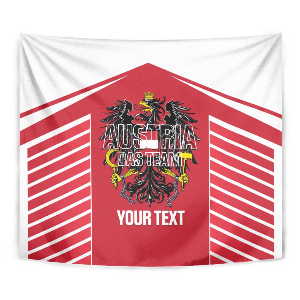 Custom Austria Football Tapestry Come On Das Team