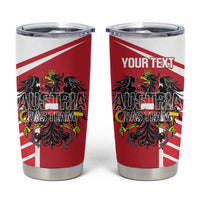 Custom Austria Football Tumbler Cup Come On Das Team
