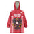 Custom Austria Football Wearable Blanket Hoodie Come On Das Team
