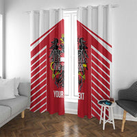 Custom Austria Football Window Curtain Come On Das Team