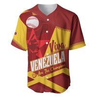 Baseball Venezuela 2026 Custom Baseball Jersey 1st Champions Proud Red Version