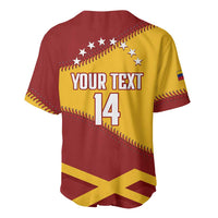 Baseball Venezuela 2026 Custom Baseball Jersey 1st Champions Proud Red Version