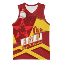 Baseball Venezuela 2026 Custom Basketball Jersey 1st Champions Proud Red Version