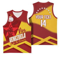Baseball Venezuela 2026 Custom Basketball Jersey 1st Champions Proud Red Version