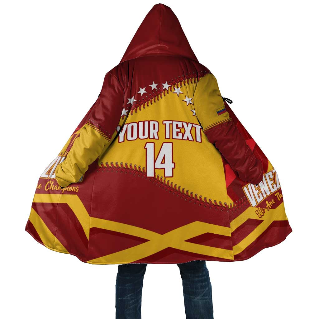 Baseball Venezuela 2026 Custom Cloak 1st Champions Proud Red Version