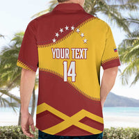 Baseball Venezuela 2026 Custom Hawaiian Shirt 1st Champions Proud Red Version