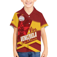 Baseball Venezuela 2026 Custom Hawaiian Shirt 1st Champions Proud Red Version