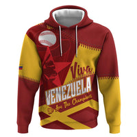Baseball Venezuela 2026 Custom Hoodie 1st Champions Proud Red Version
