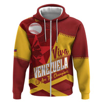 Baseball Venezuela 2026 Custom Hoodie 1st Champions Proud Red Version
