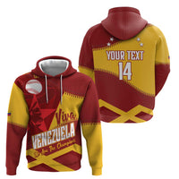 Baseball Venezuela 2026 Custom Hoodie 1st Champions Proud Red Version