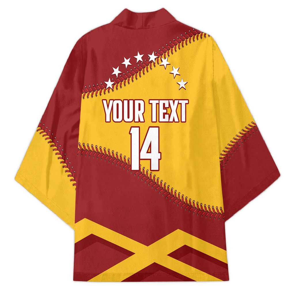 Baseball Venezuela 2026 Custom Kimono 1st Champions Proud Red Version