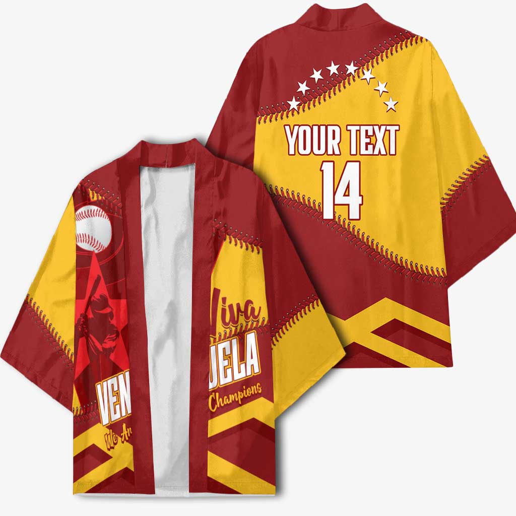 Baseball Venezuela 2026 Custom Kimono 1st Champions Proud Red Version