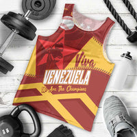 Baseball Venezuela 2026 Custom Men Tank Top 1st Champions Proud Red Version