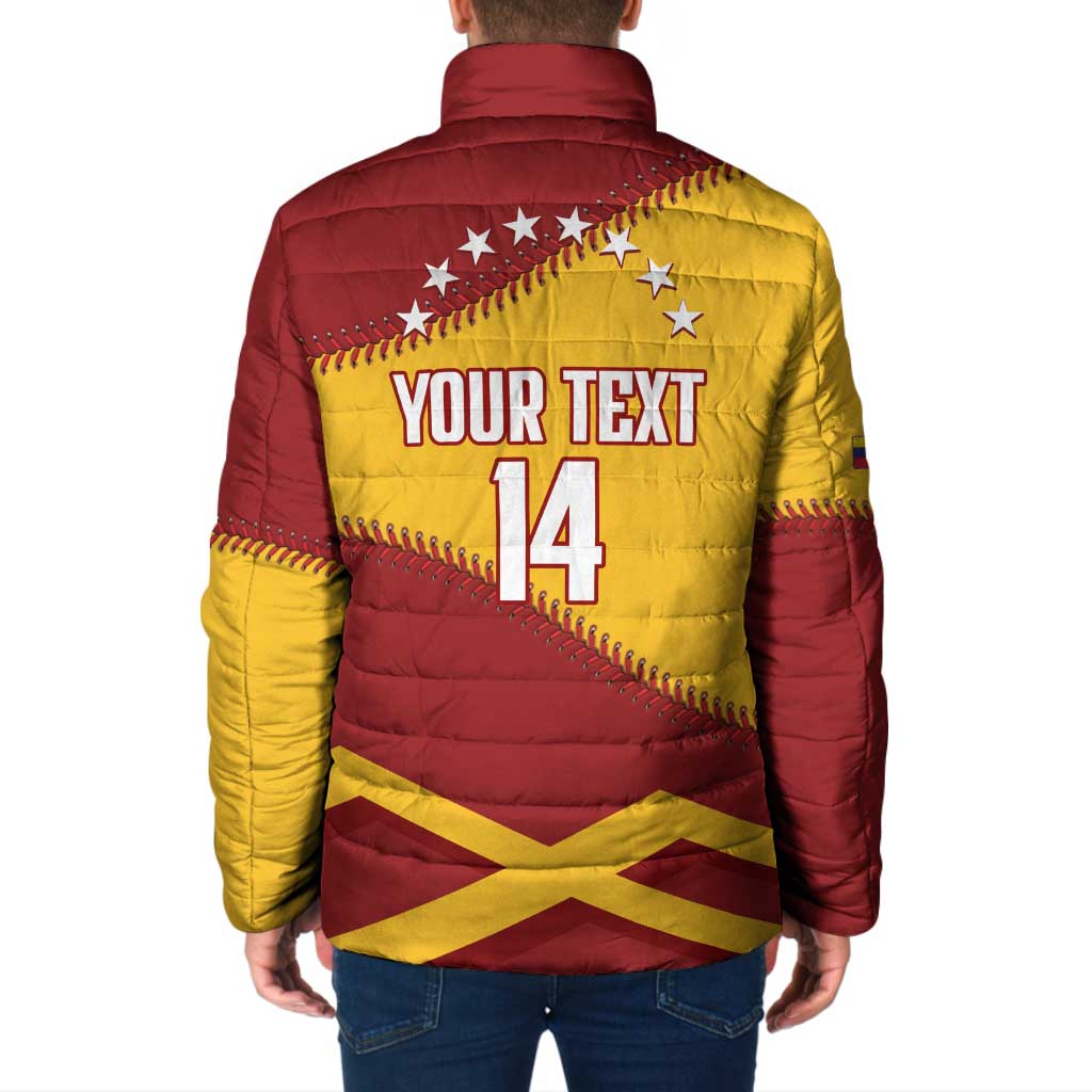 Baseball Venezuela 2026 Custom Padded Jacket 1st Champions Proud Red Version