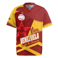 Baseball Venezuela 2026 Custom Rugby Jersey 1st Champions Proud Red Version