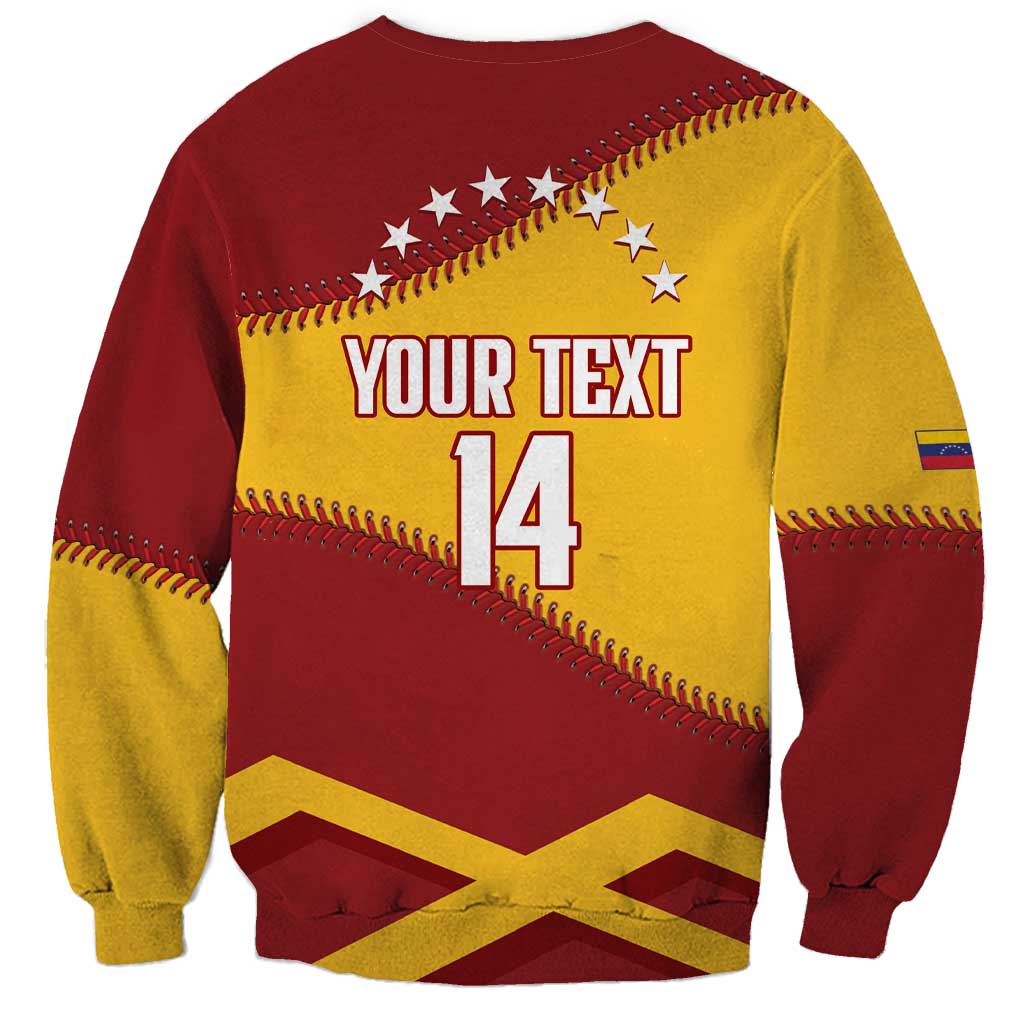 Baseball Venezuela 2026 Custom Sweatshirt 1st Champions Proud Red Version