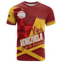 Baseball Venezuela 2026 Custom T Shirt 1st Champions Proud Red Version