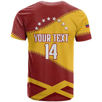 Baseball Venezuela 2026 Custom T Shirt 1st Champions Proud Red Version