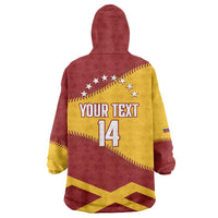Baseball Venezuela 2026 Custom Wearable Blanket Hoodie 1st Champions Proud Red Version