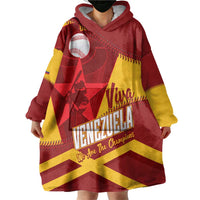 Baseball Venezuela 2026 Custom Wearable Blanket Hoodie 1st Champions Proud Red Version