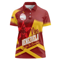 Baseball Venezuela 2026 Custom Women Polo Shirt 1st Champions Proud Red Version