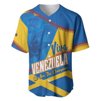 Baseball Venezuela 2026 Custom Baseball Jersey 1st Champions Proud Blue Version
