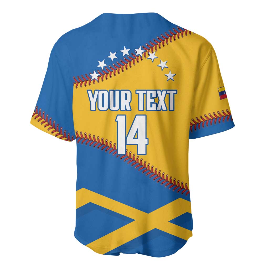Baseball Venezuela 2026 Custom Baseball Jersey 1st Champions Proud Blue Version