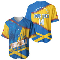 Baseball Venezuela 2026 Custom Baseball Jersey 1st Champions Proud Blue Version