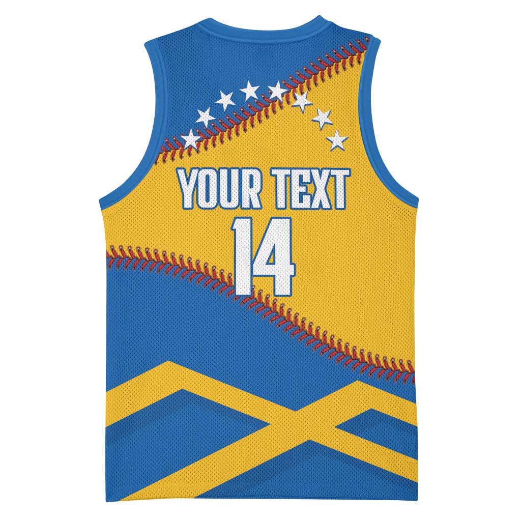 Baseball Venezuela 2026 Custom Basketball Jersey 1st Champions Proud Blue Version