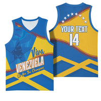 Baseball Venezuela 2026 Custom Basketball Jersey 1st Champions Proud Blue Version