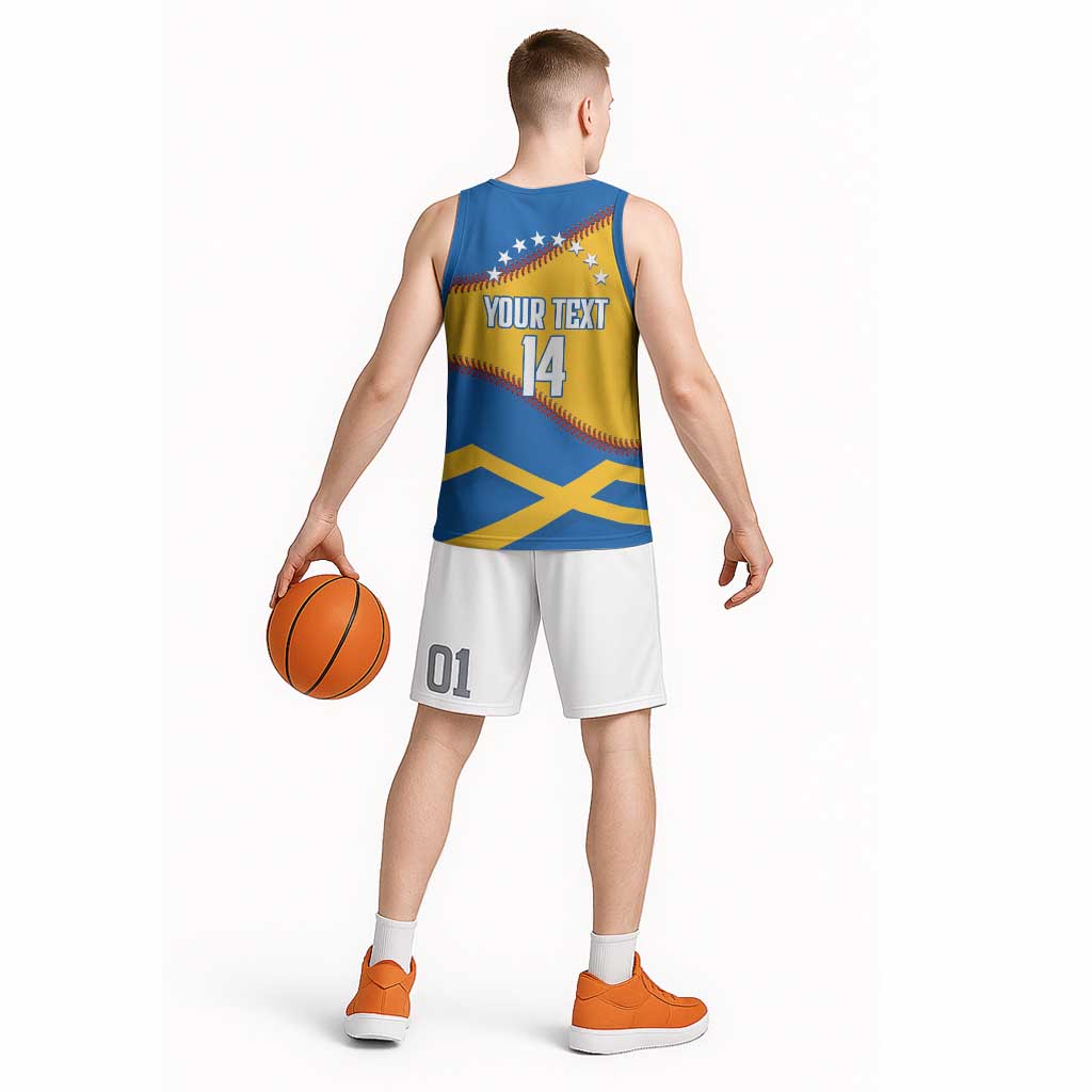 Baseball Venezuela 2026 Custom Basketball Jersey 1st Champions Proud Blue Version