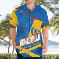 Baseball Venezuela 2026 Custom Hawaiian Shirt 1st Champions Proud Blue Version