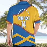 Baseball Venezuela 2026 Custom Hawaiian Shirt 1st Champions Proud Blue Version