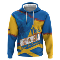 Baseball Venezuela 2026 Custom Hoodie 1st Champions Proud Blue Version