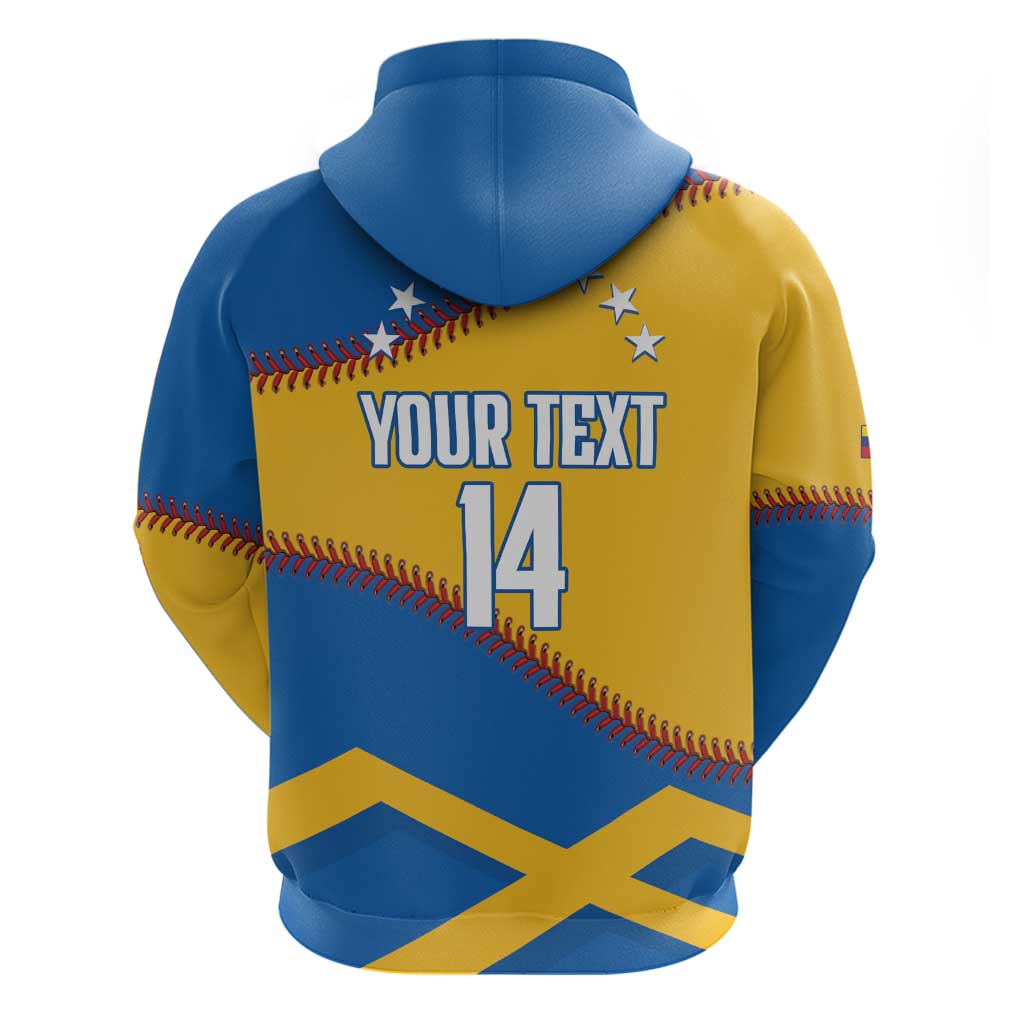 Baseball Venezuela 2026 Custom Hoodie 1st Champions Proud Blue Version