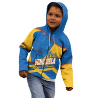 Baseball Venezuela 2026 Custom Kid Hoodie 1st Champions Proud Blue Version