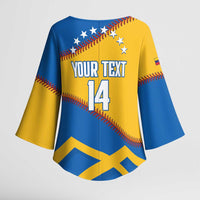 Baseball Venezuela 2026 Custom Kimono Sleeve Blouse 1st Champions Proud Blue Version