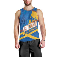 Baseball Venezuela 2026 Custom Men Tank Top 1st Champions Proud Blue Version
