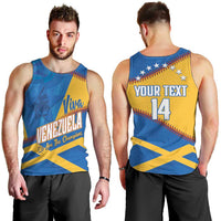 Baseball Venezuela 2026 Custom Men Tank Top 1st Champions Proud Blue Version
