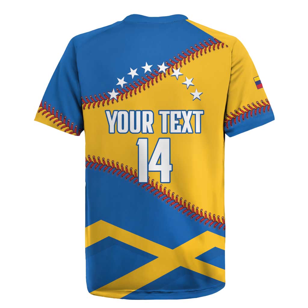 Baseball Venezuela 2026 Custom Rugby Jersey 1st Champions Proud Blue Version
