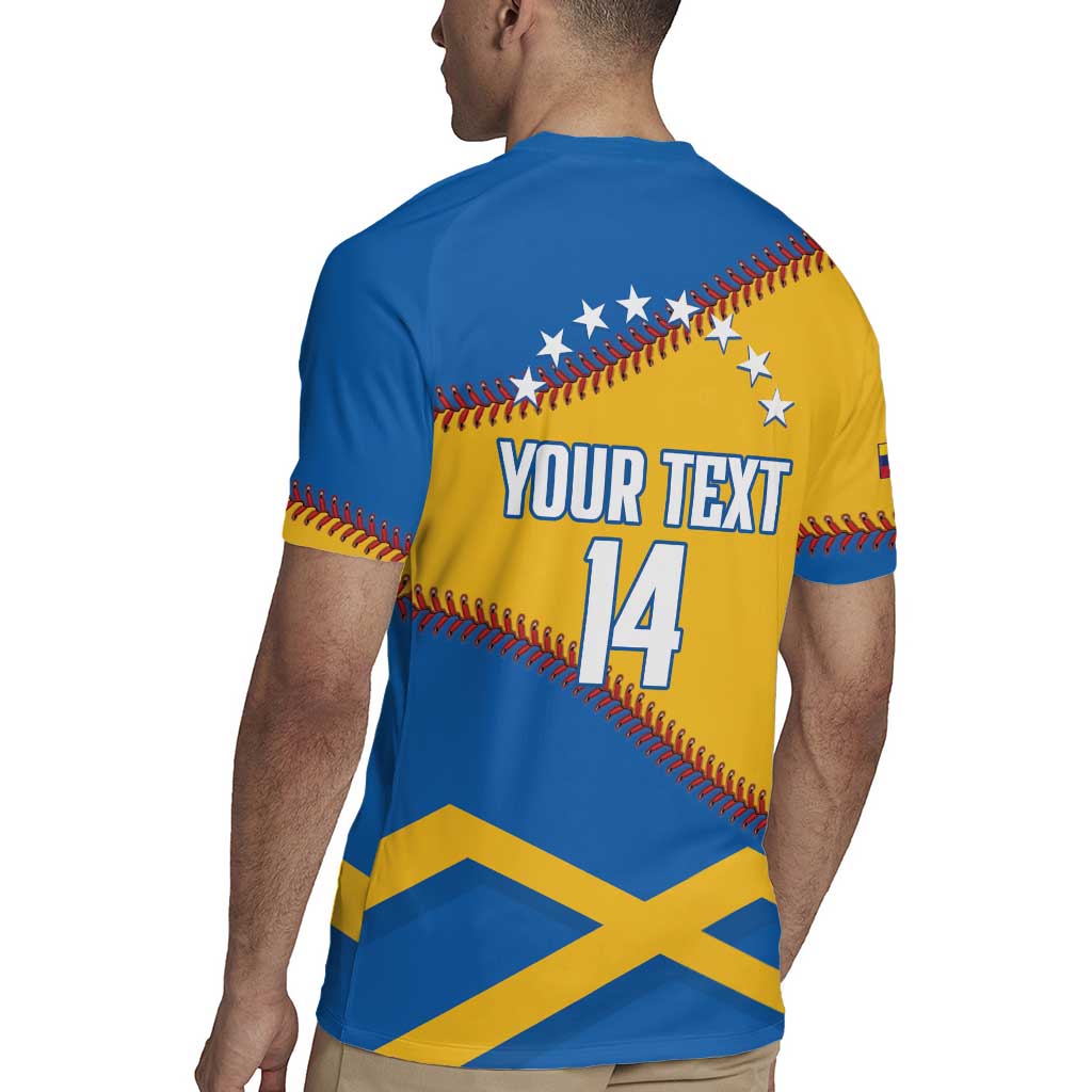 Baseball Venezuela 2026 Custom Rugby Jersey 1st Champions Proud Blue Version