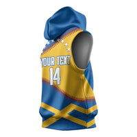 Baseball Venezuela 2026 Custom Sleeveless Hoodie 1st Champions Proud Blue Version