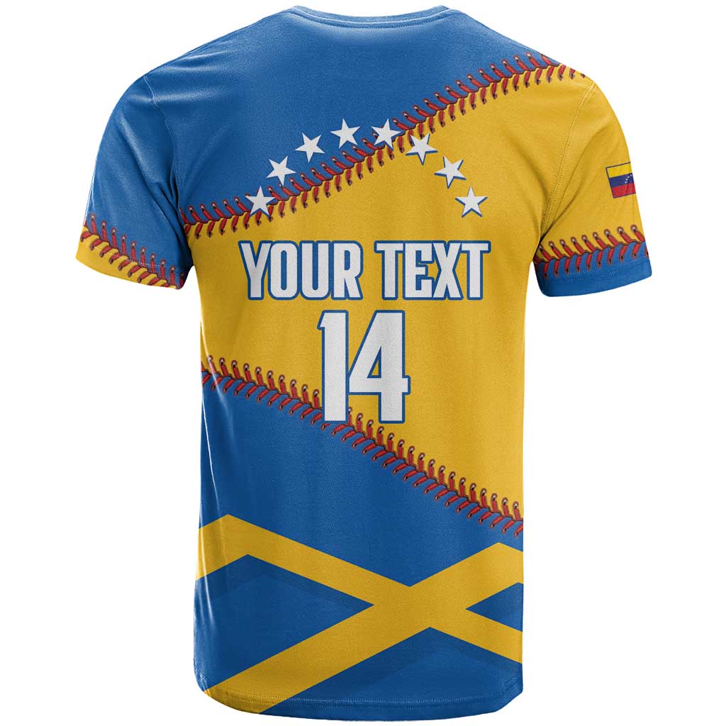 Baseball Venezuela 2026 Custom T Shirt 1st Champions Proud Blue Version