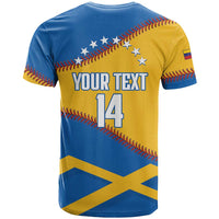 Baseball Venezuela 2026 Custom T Shirt 1st Champions Proud Blue Version