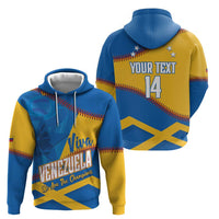 Baseball Venezuela 2026 Custom Zip Hoodie 1st Champions Proud Blue Version