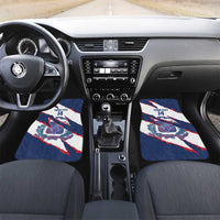 Custom Dominican Republic Football Car Mats Los Quisqueyanos Crack Style