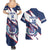 Custom Dominican Republic Football Couples Matching Summer Maxi Dress and Hawaiian Shirt Los Quisqueyanos Crack Style