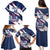 Custom Dominican Republic Football Family Matching Puletasi and Hawaiian Shirt Los Quisqueyanos Crack Style